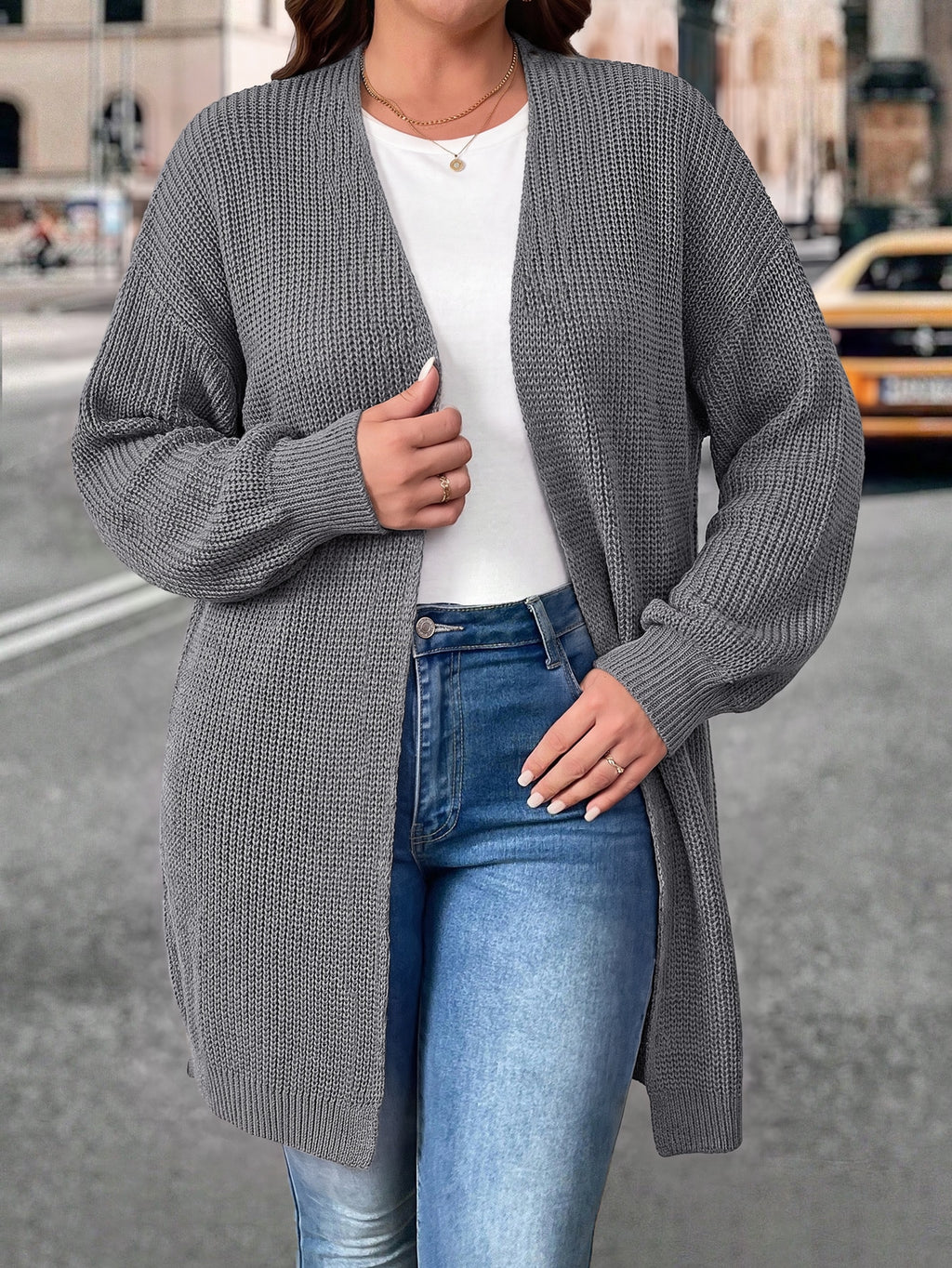 Cardigan Gris référence 505 – vue 2