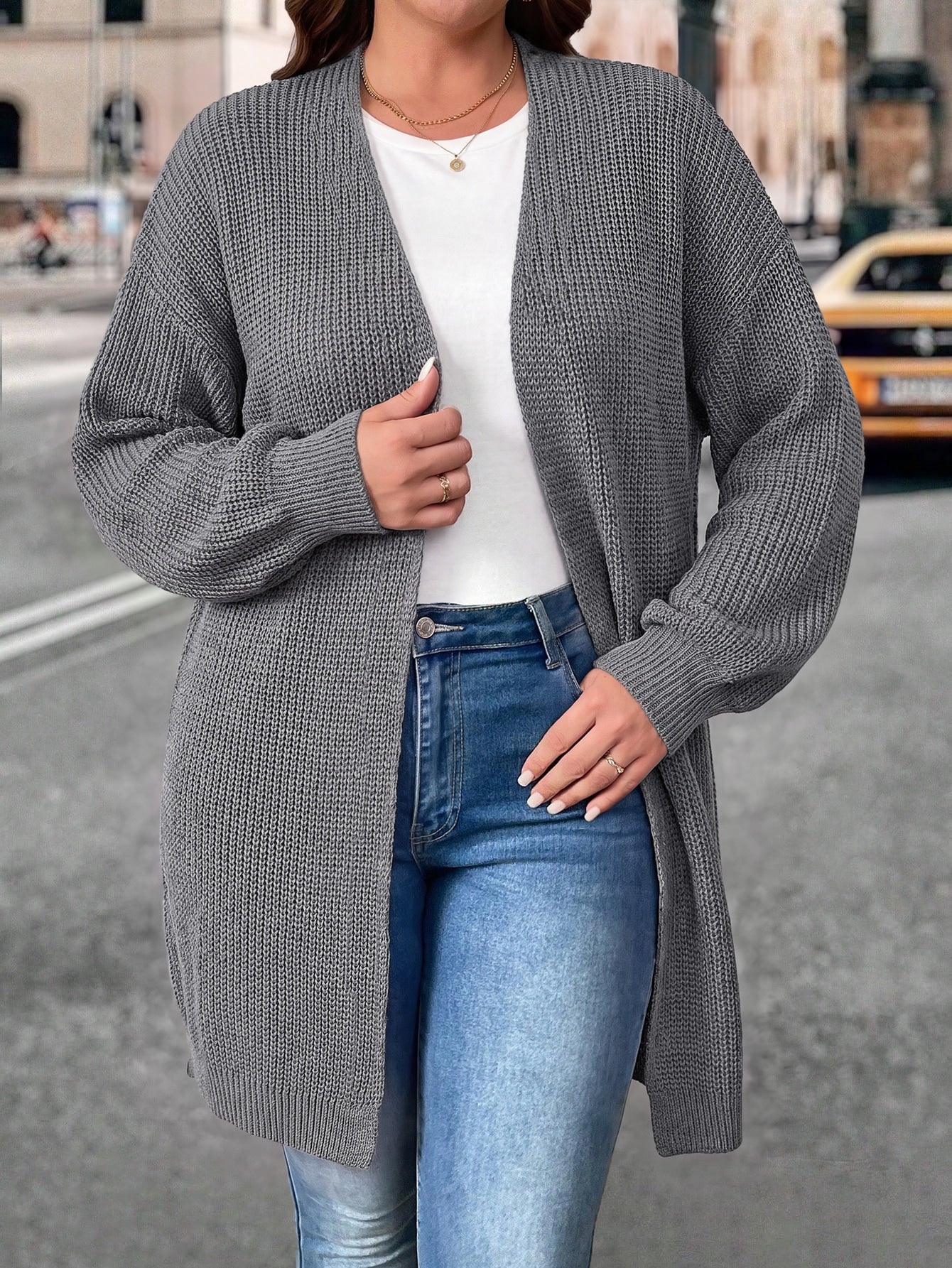Cardigan Gris référence 505 – vue 2