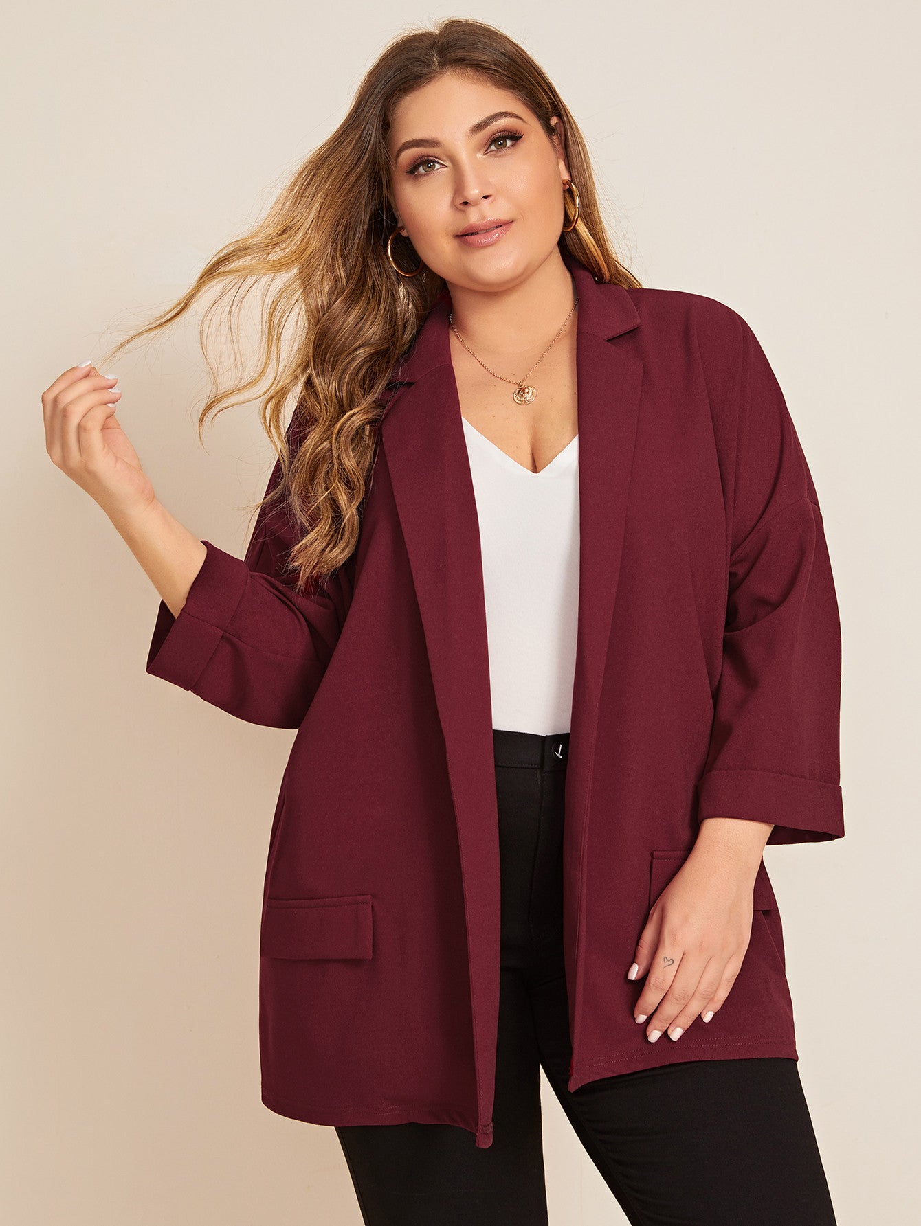 Blazer Rouge foncé référence 380 – vue principale