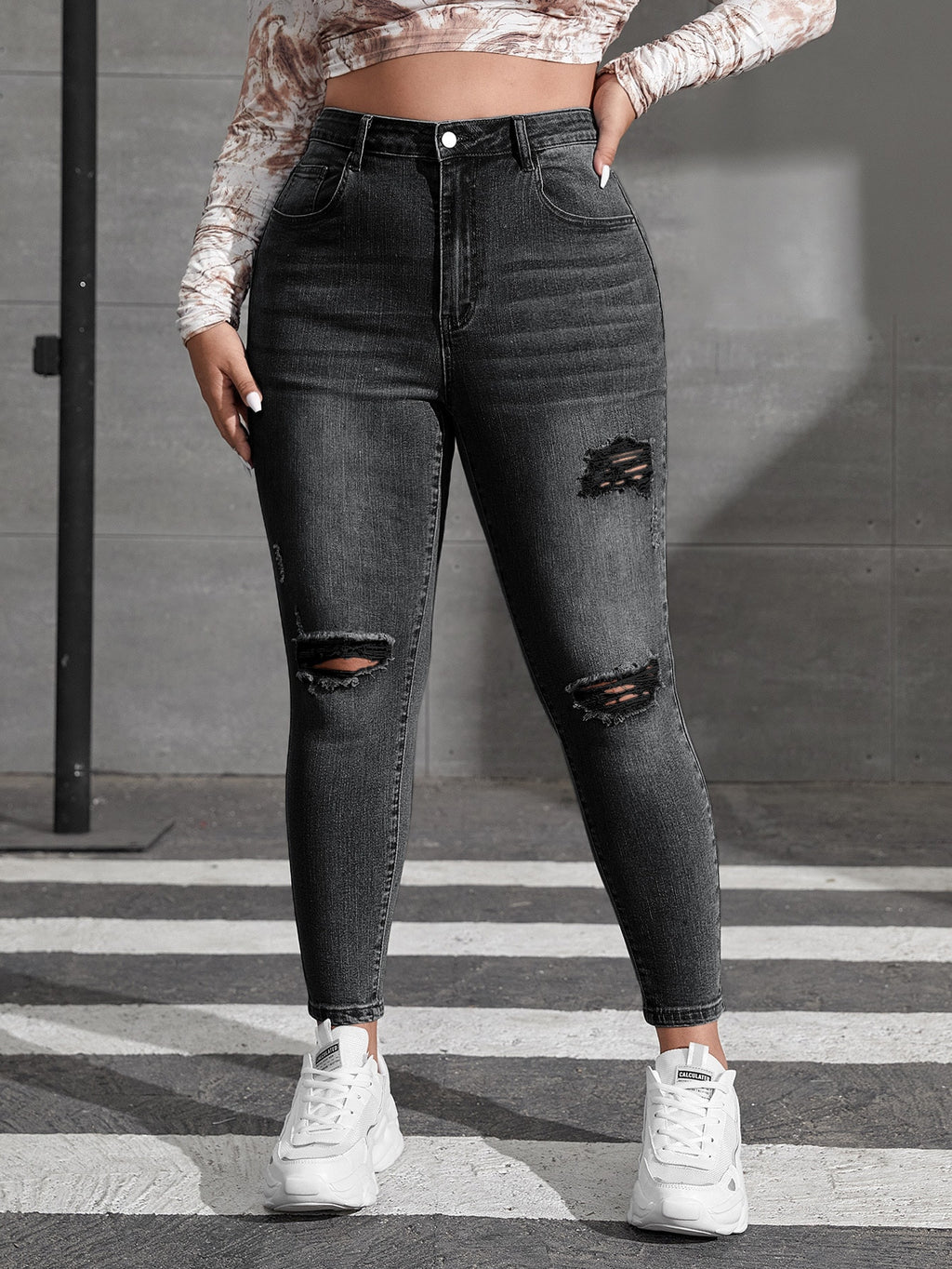 Jeans Gris référence 630 – vue principale
