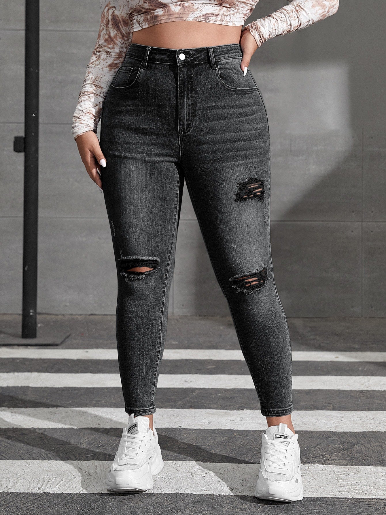 Jeans Gris référence 630 – vue principale