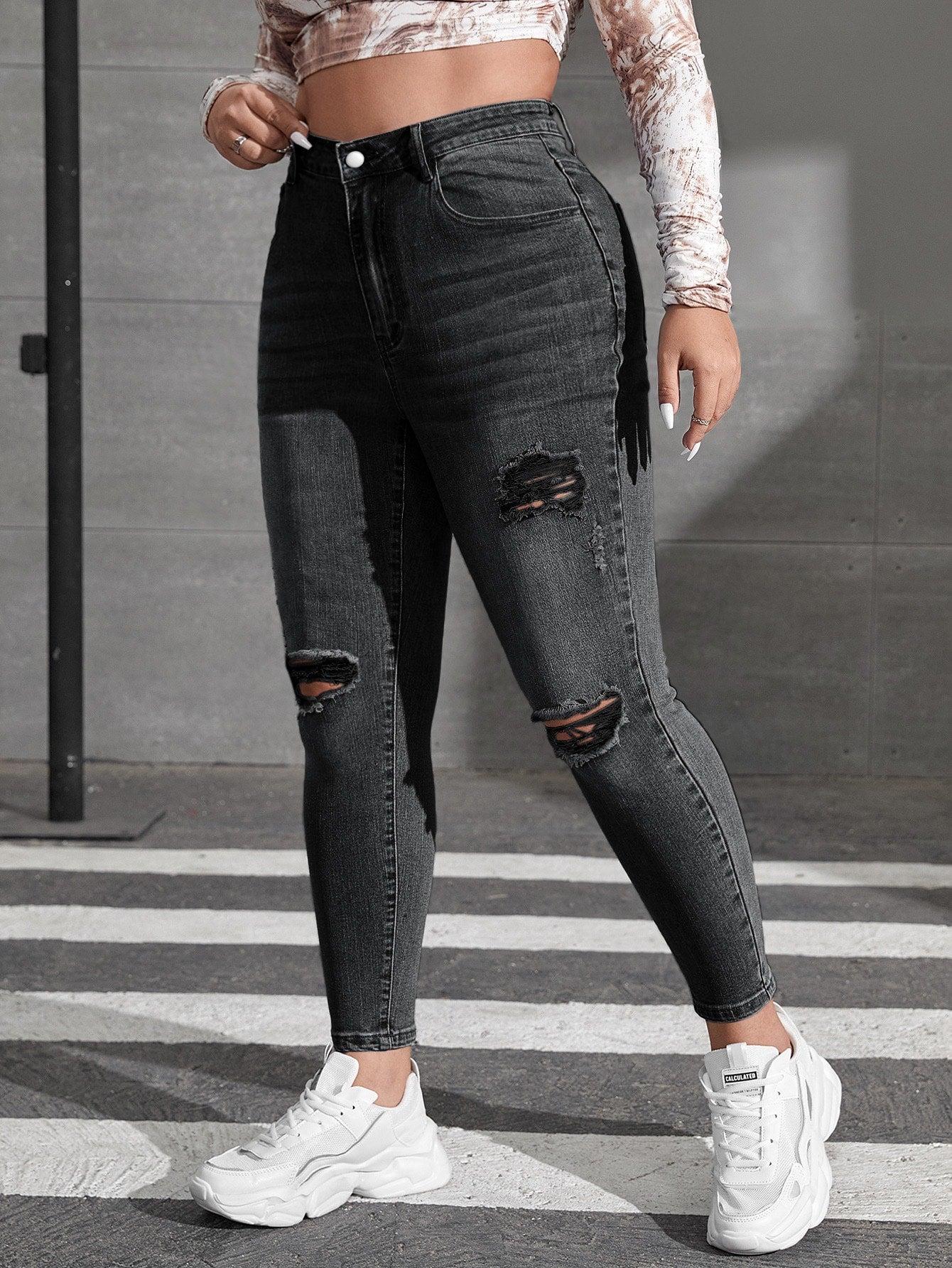 Jeans Gris référence 630 – vue 4