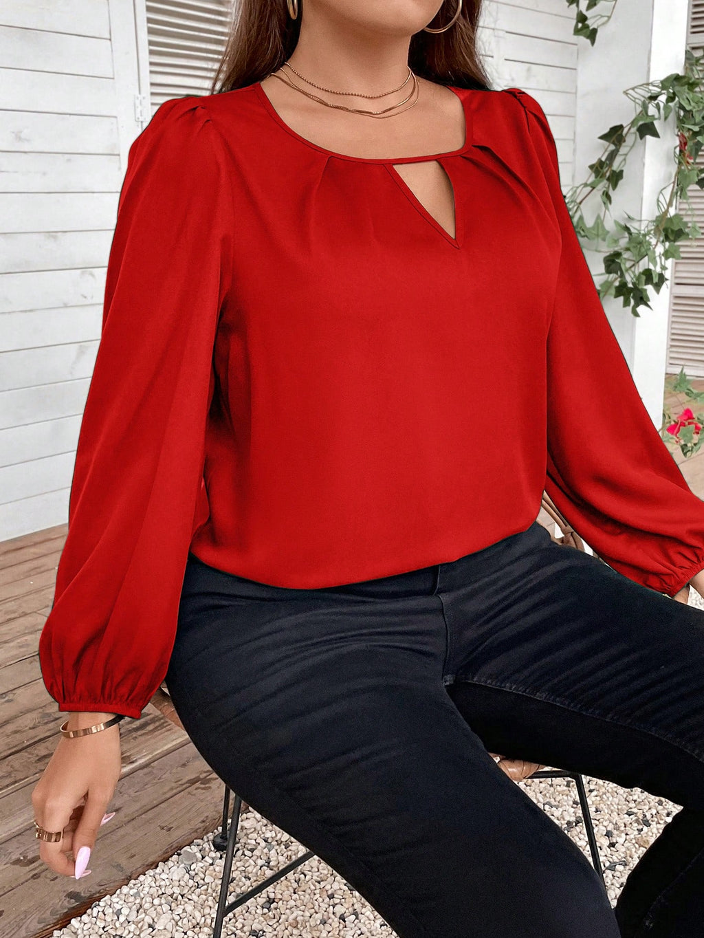Pull Rouge référence 239 – vue 3