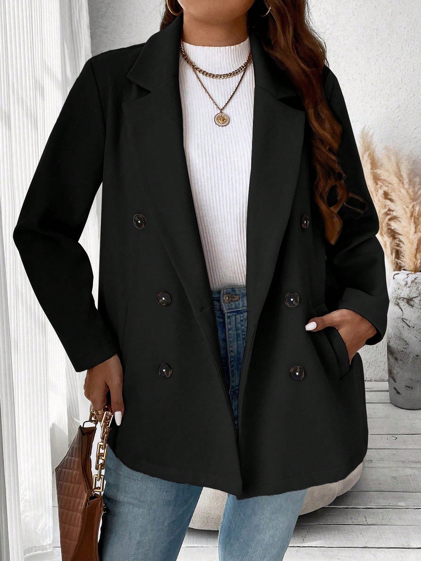 Manteau Noir référence 355 – vue 4
