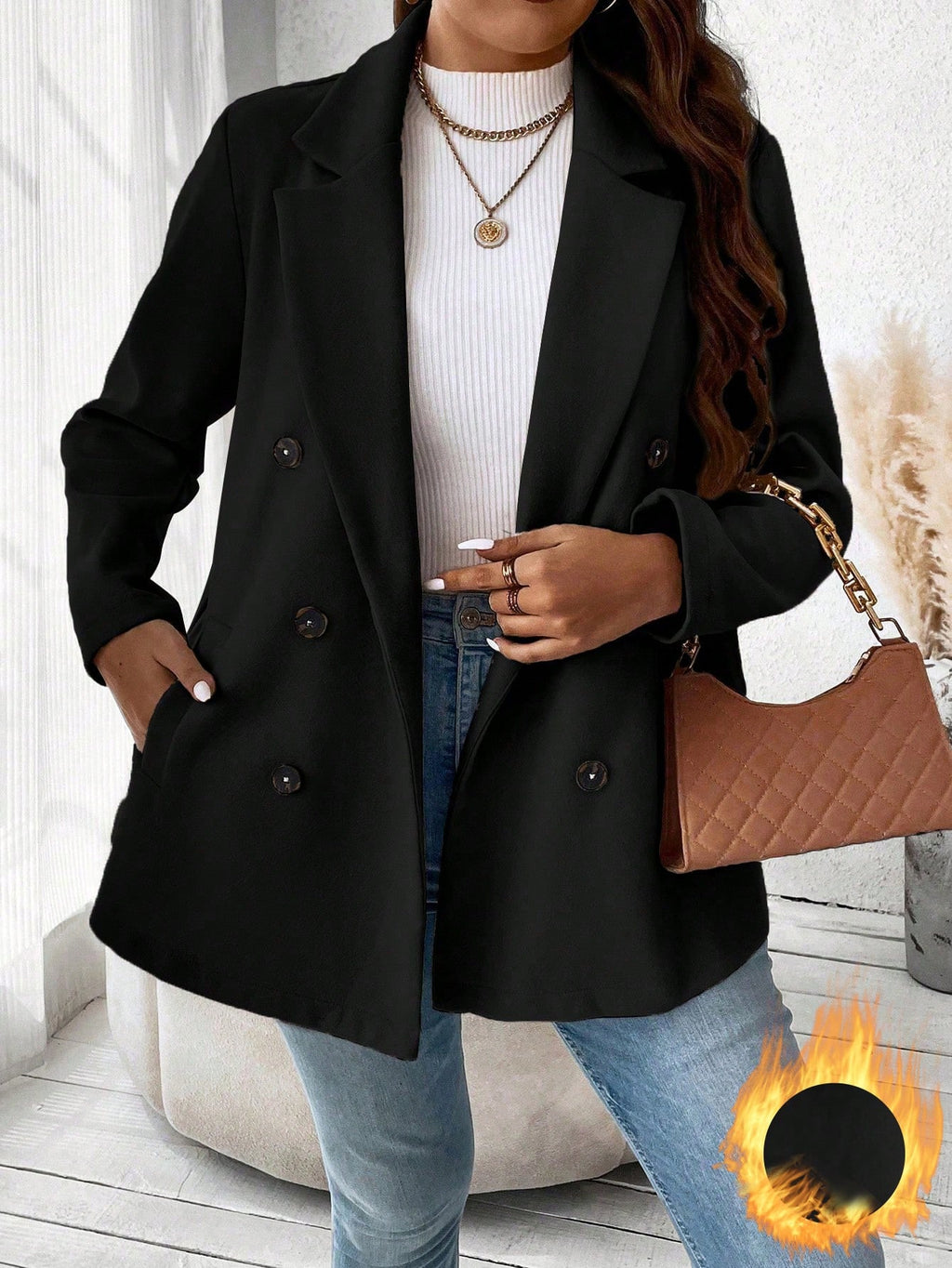 Manteau Noir référence 355 – vue principale
