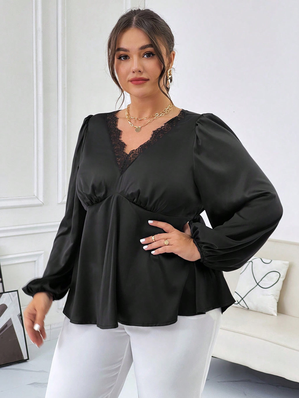 Pull Noir référence 257 – vue 4