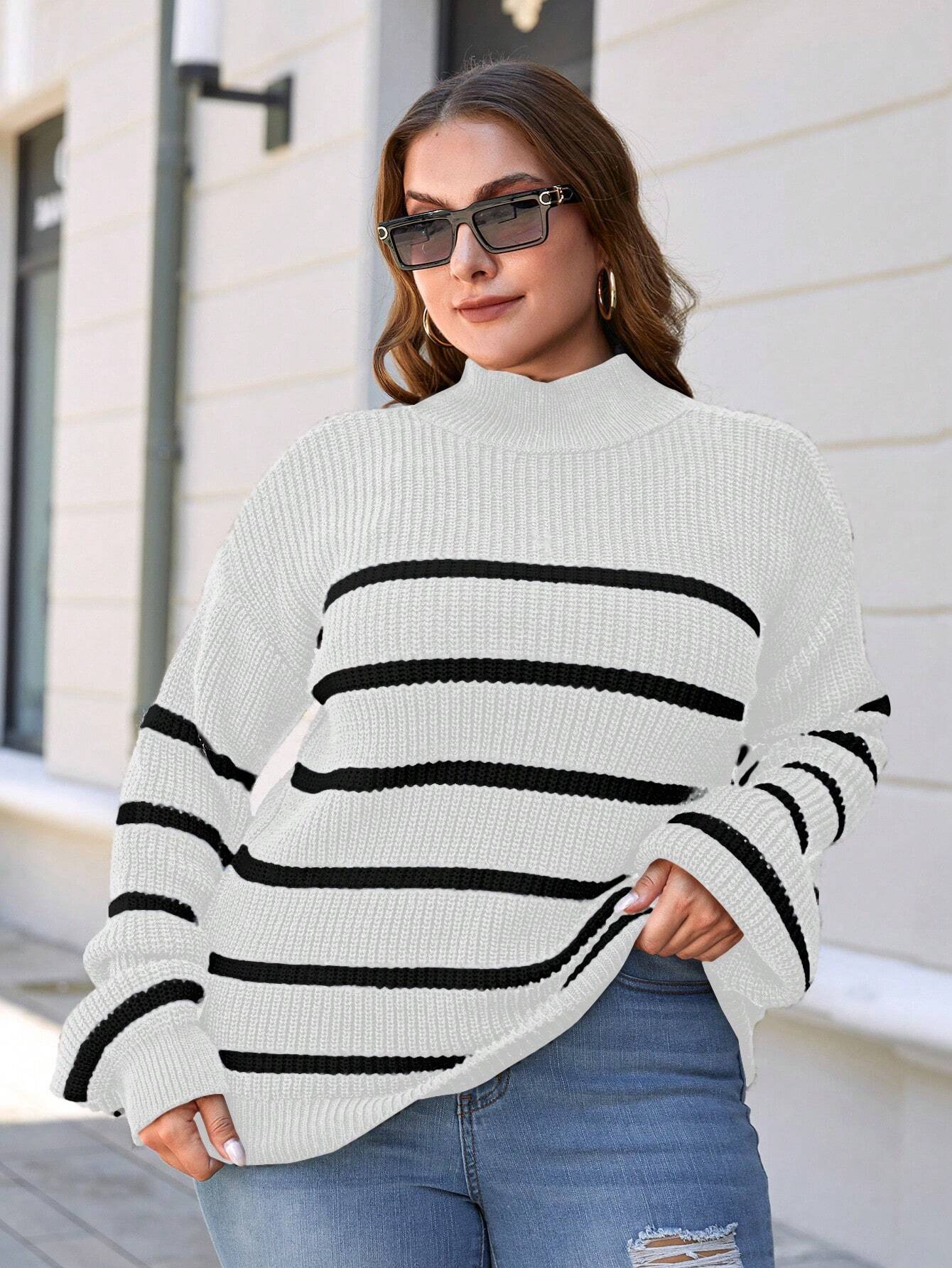 Pull blanc référence 274 – vue 3