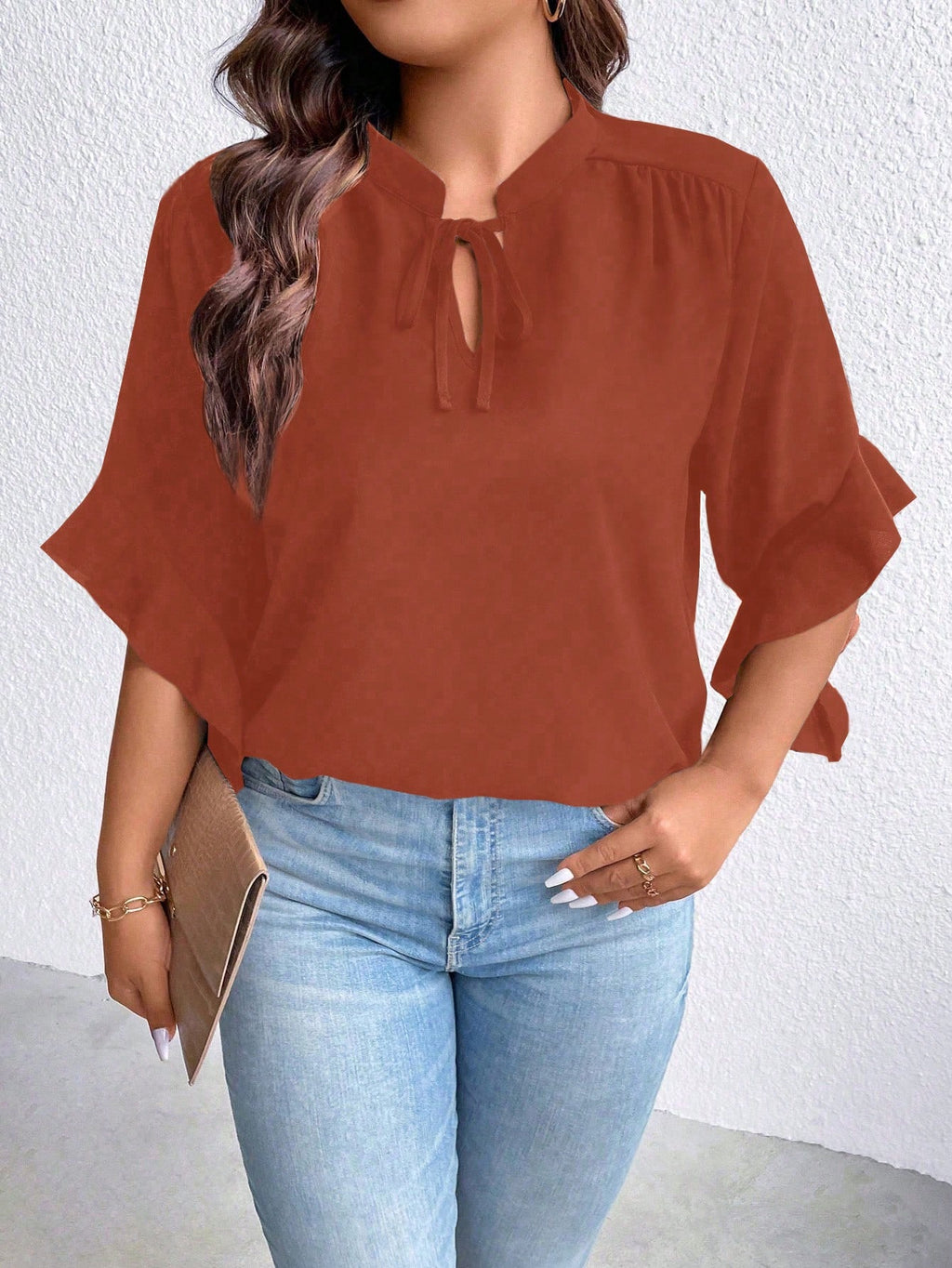 Pull acajou référence 243 – vue 4