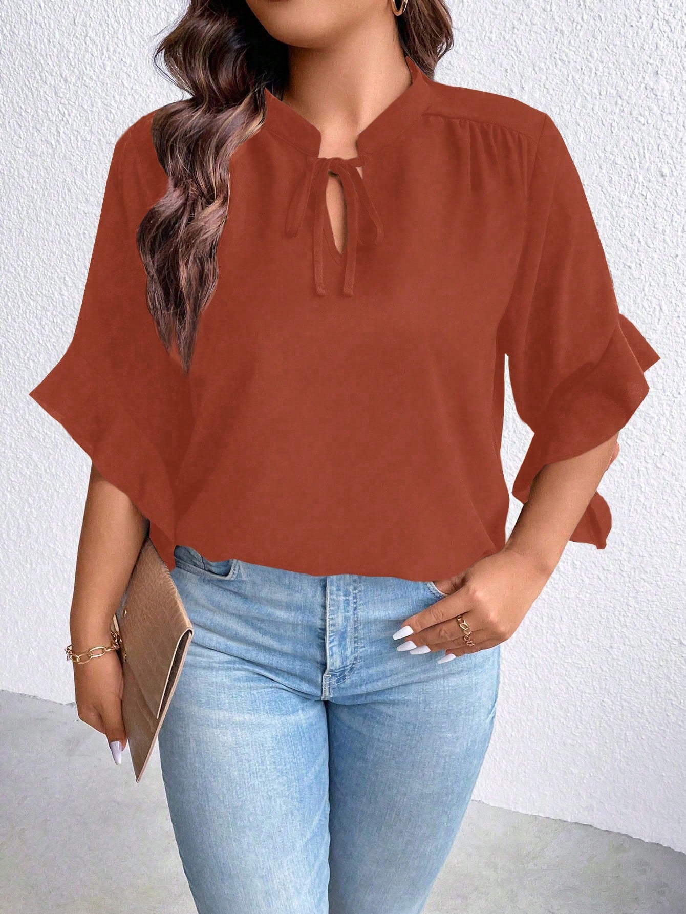 Pull acajou référence 243 – vue 4