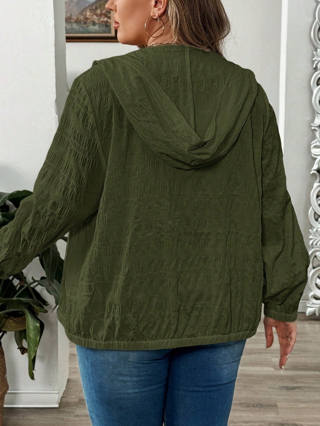 Veste Vert militaire référence 293 – vue 4