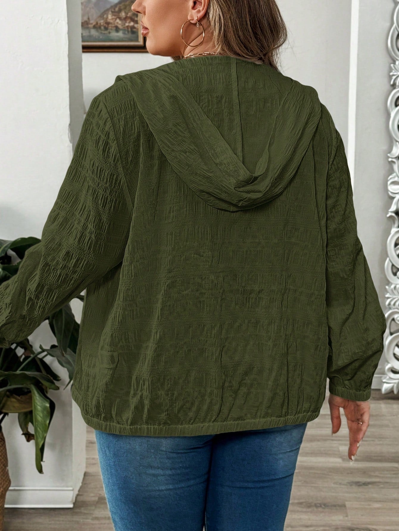 Veste Vert militaire référence 293 – vue 4