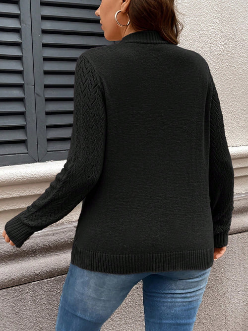 Cardigan Noir référence 742 – vue 2