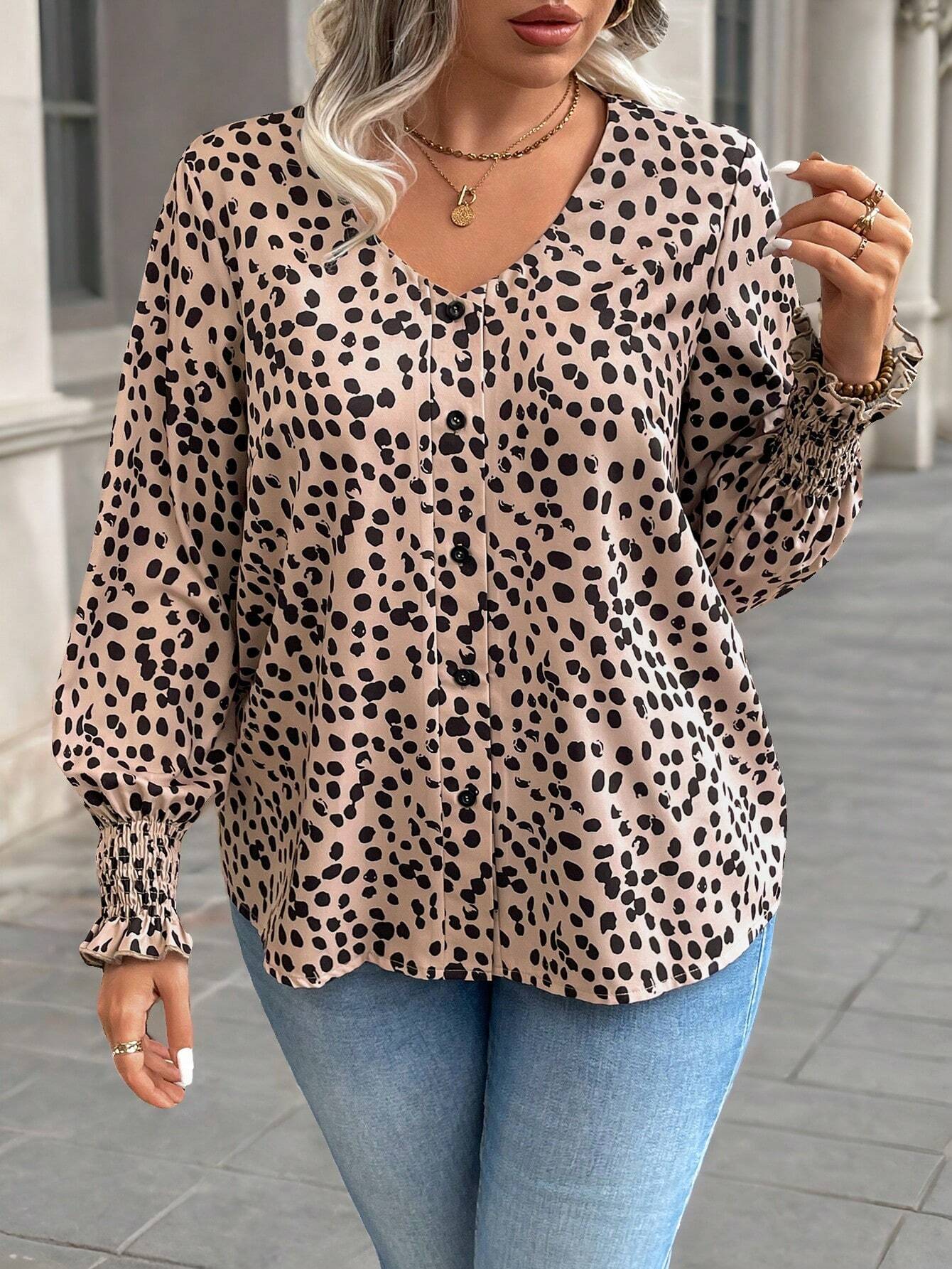 Haut multicouleur beige – Réf. 530 – vue produit 4
