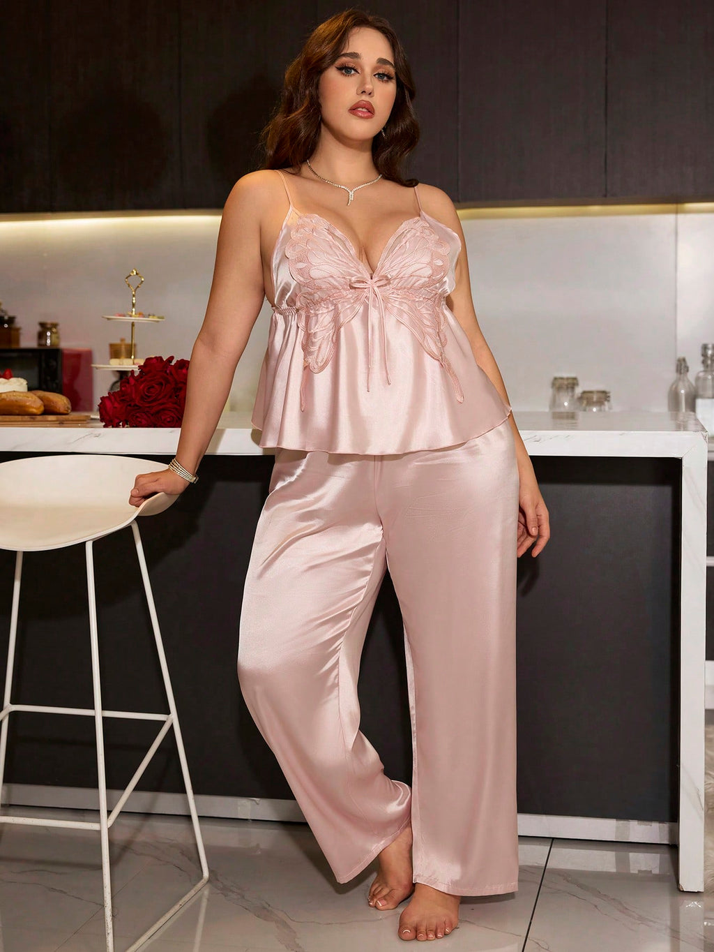 Pyjama rose référence 345 – vue 4