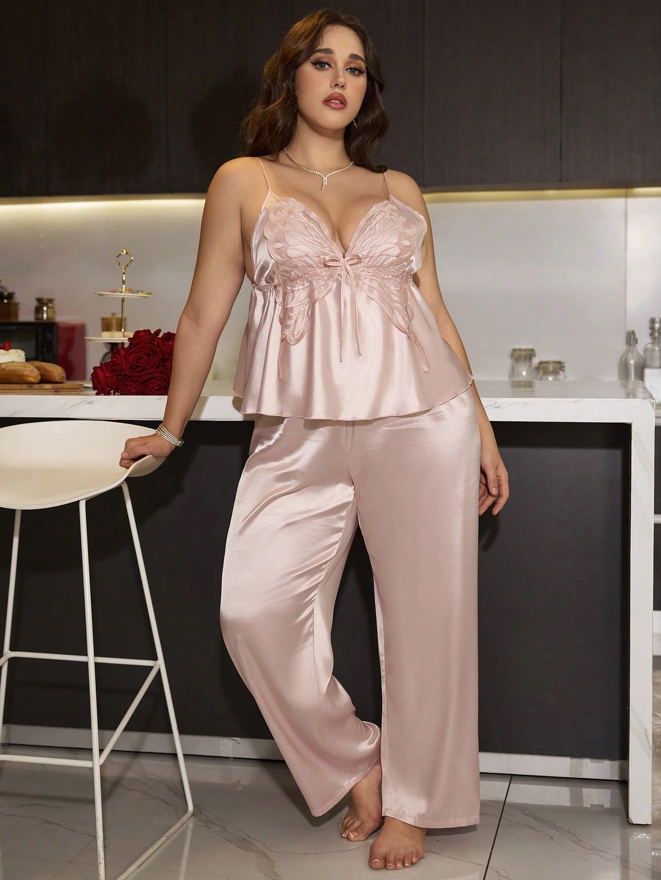 Pyjama rose référence 345 – vue 4