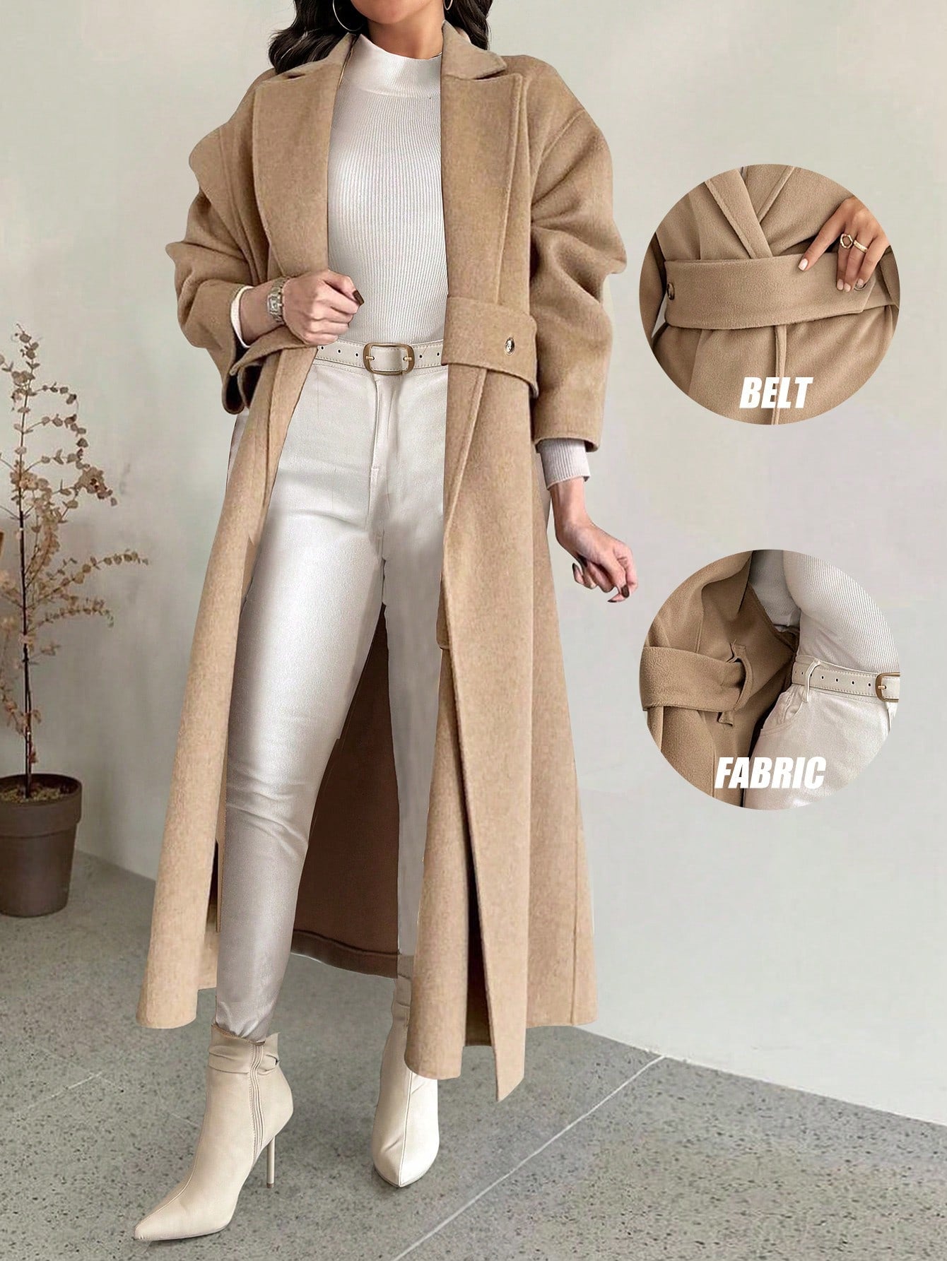 Manteau Beige référence 767 – vue principale