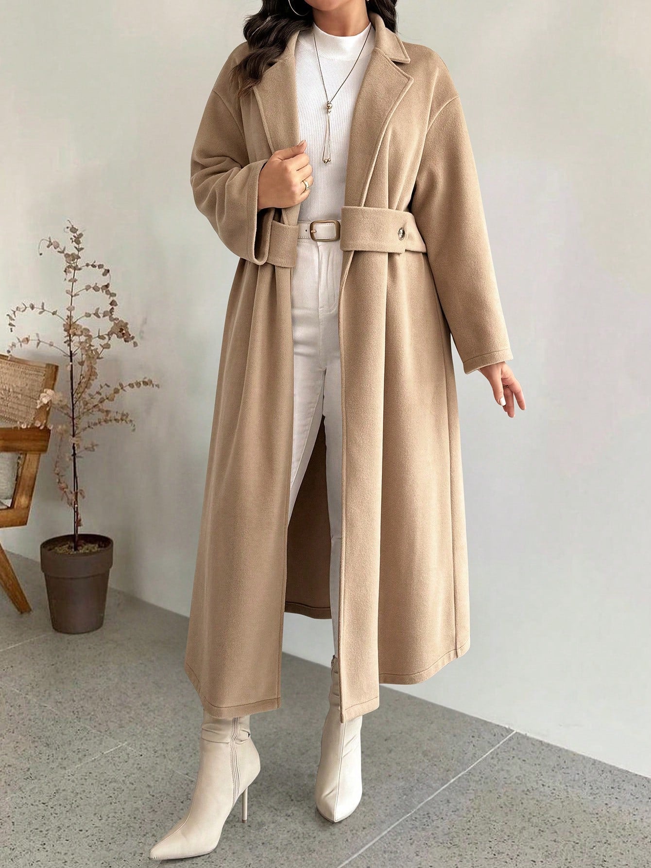 Manteau Beige référence 767 – vue 4