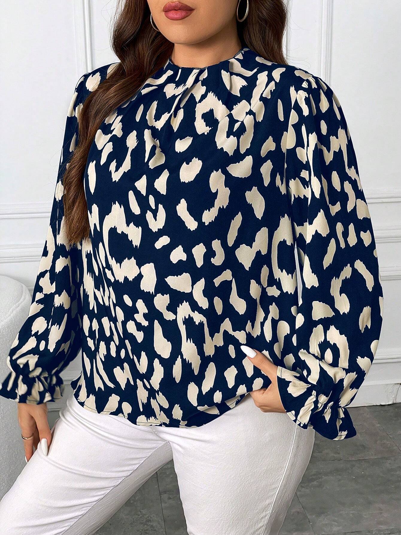 Haut Bleu multicouleur – Réf. 538 – vue produit 4