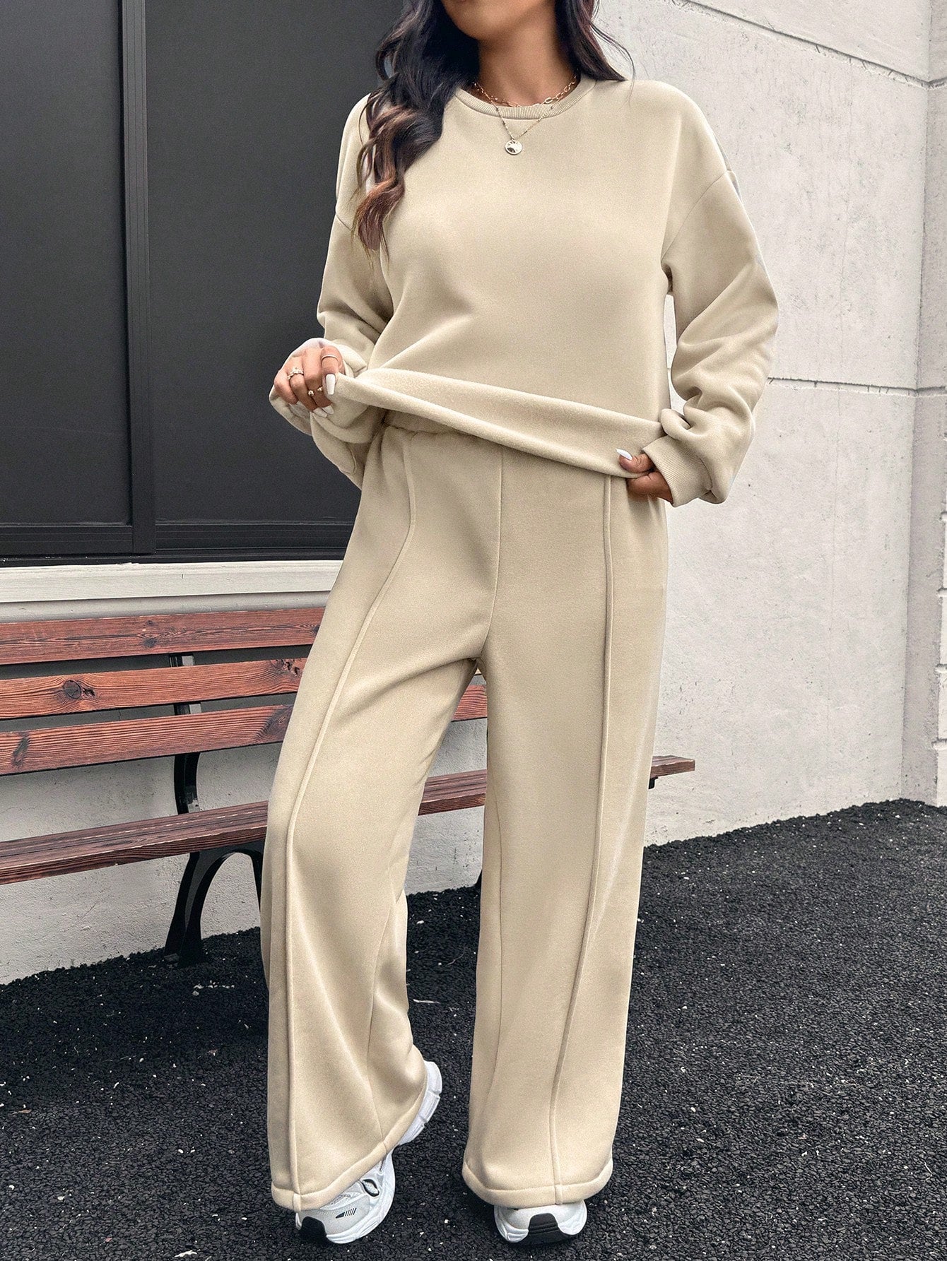 Ensemble beige kaki référence 571 – vue 3