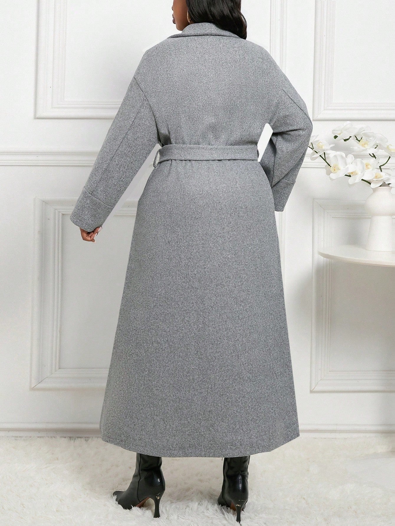 Manteau Gris référence 666 – vue 2