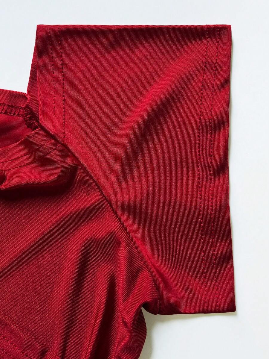 Robe Rouge Foncé référence 171 – vue 4