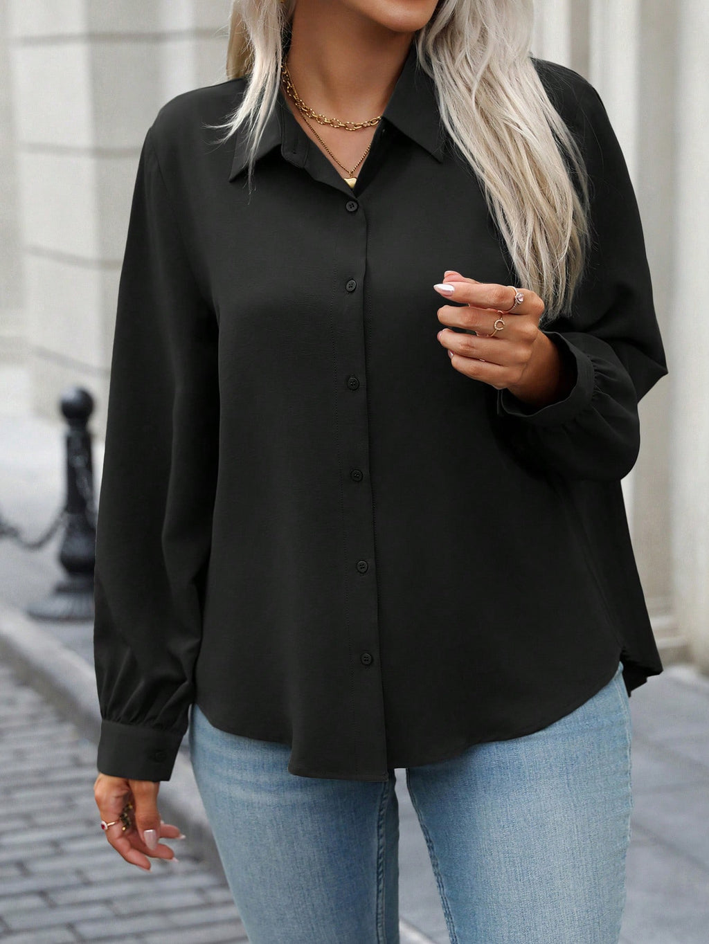 Chemise Noir – Réf. 567 – vue produit 3