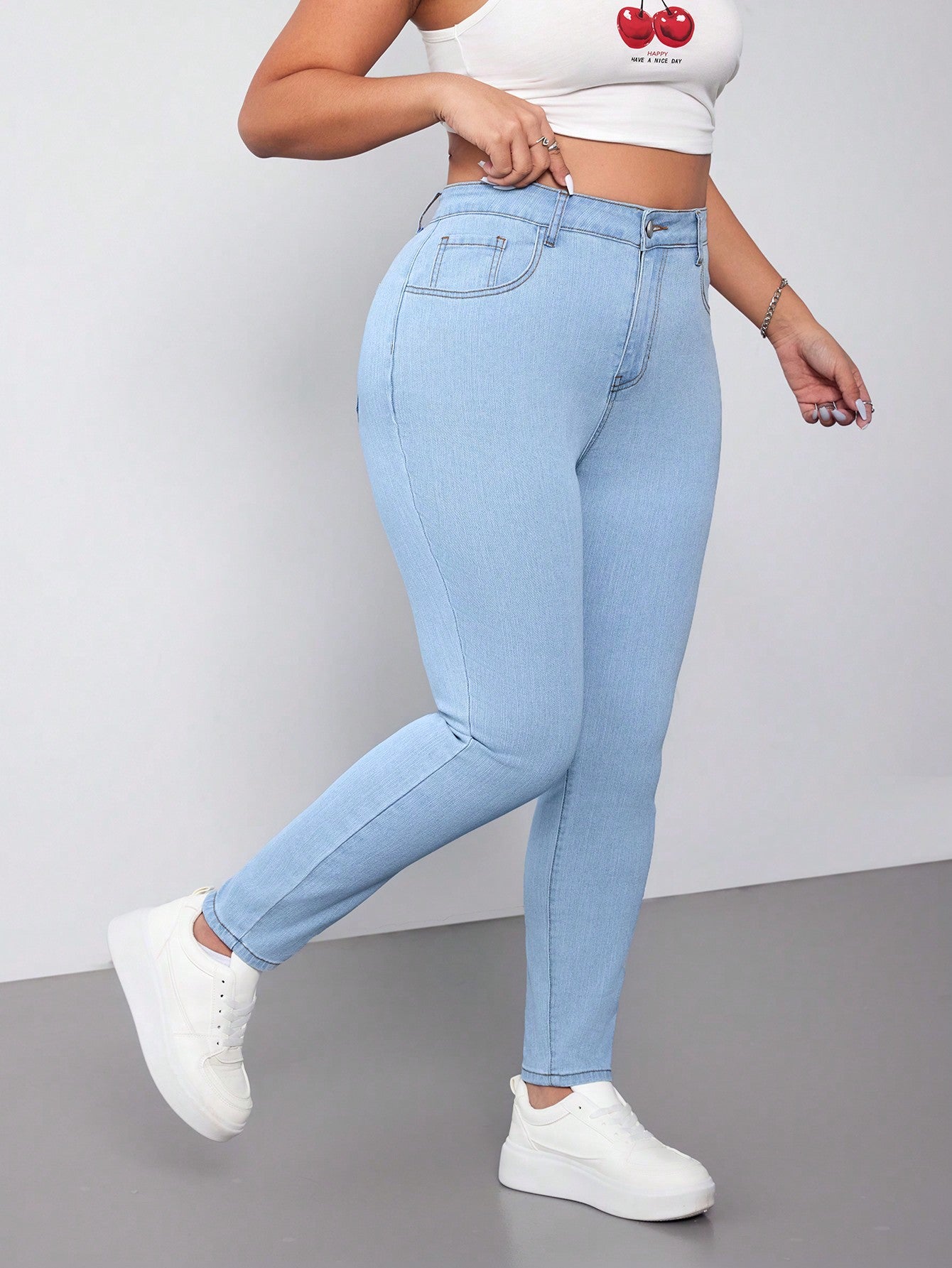 Jeans Bleu Clair référence 664 – vue 4