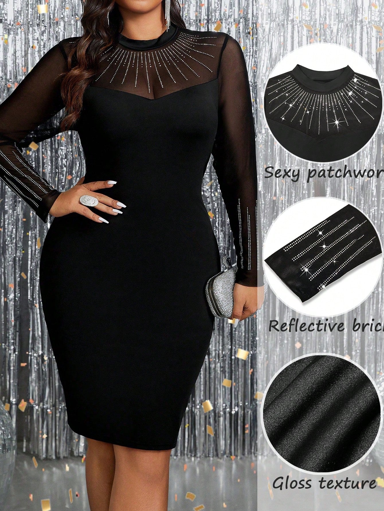 Robe Noir référence 613 – vue principale