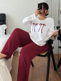 Pyjama Blanc et Rouge – Réf. 1002 – vue principale