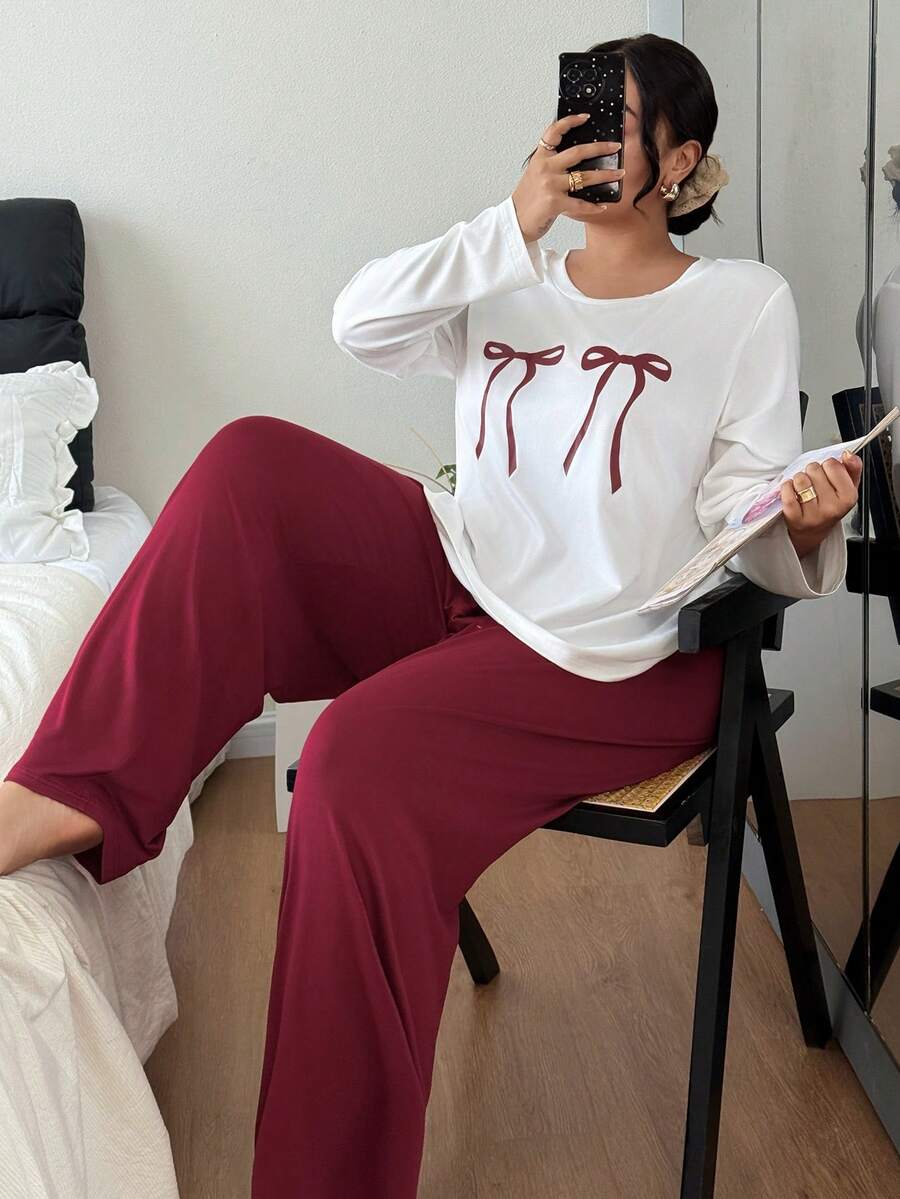 Pyjama Blanc et Rouge – Réf. 1002 – vue principale