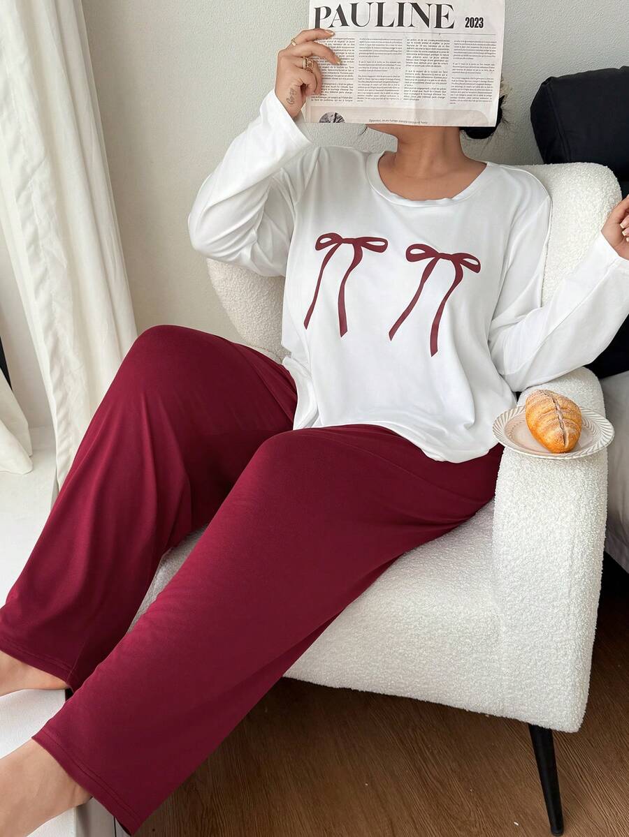 Pyjama Blanc et Rouge – Réf. 1002 – vue produit