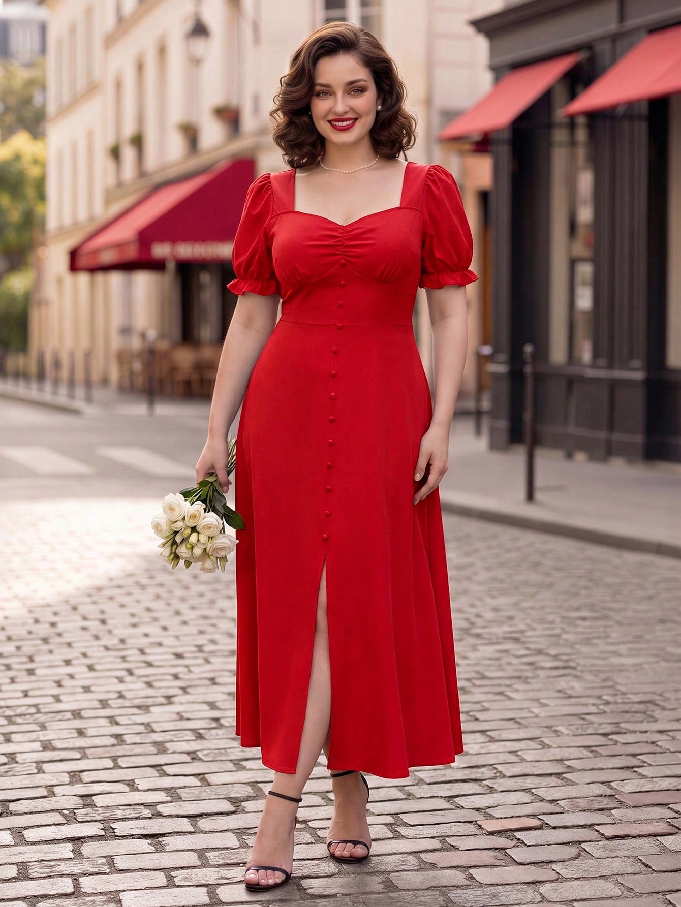 Robe Rouge référence 941 – vue 2